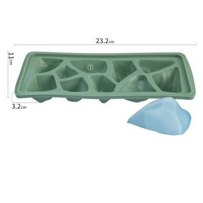 Rock Shape Ice Cube Tray Silicone Non Stick Tasteless Eco Friendly