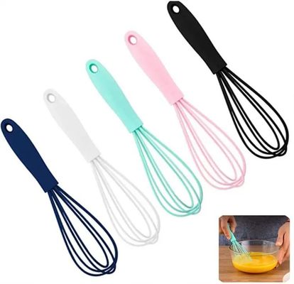 Kitchen Mini Silicone Balloon Whisk Non Stick Reusable Easy To Clean