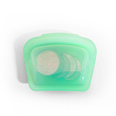 50ML/80 ML Food Grade Silicone Pill Bag Eco-Friendly And Reusable Silicone Food Bag For Food Storage Needs