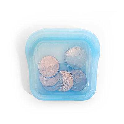 50ML/80 ML Food Grade Silicone Pill Bag Eco-Friendly And Reusable Silicone Food Bag For Food Storage Needs